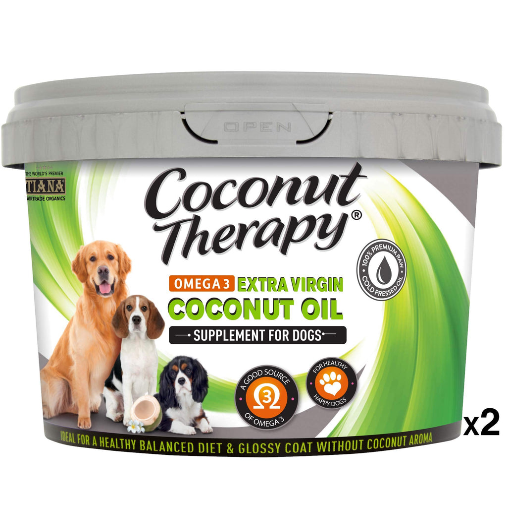 TIANA® Fair Trade Organics Coconut Oil Omega 3 Supplement For Dogs 500ml (Pack of 2) Pack of 2 - PawsPlanet Australia