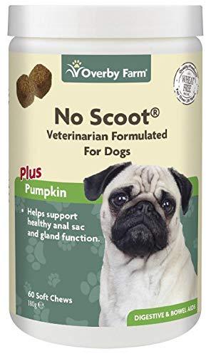 Overby Farm No Scoot Soft Chews for Dogs, 60-Piece, 180 g - PawsPlanet Australia