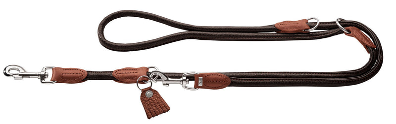 HUNTER Training leash Round and Soft Cody, 10/200, Small S Brown - PawsPlanet Australia