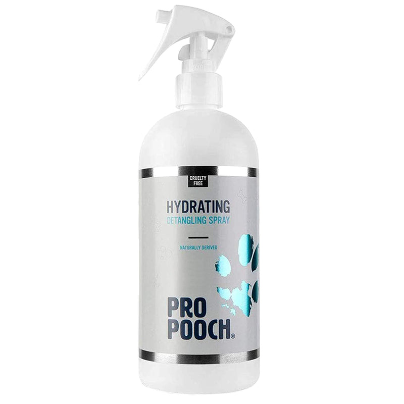 Pro Pooch Dog Detangler Spray - Hair Conditioner for Dogs - Professional Formula for Dematting & Detangling - Leave in Grooming Spray for Your Pooch - 500ml - PawsPlanet Australia