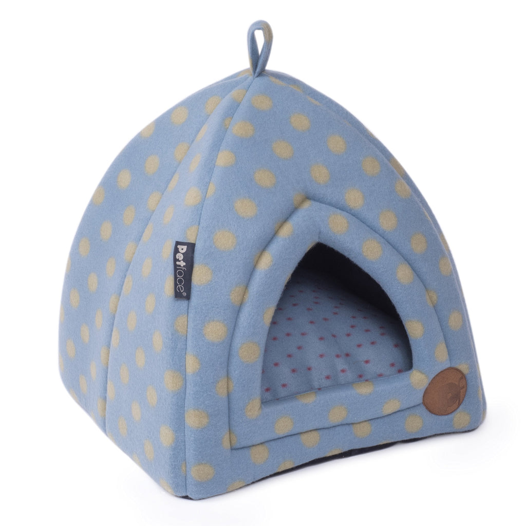 Petface Marine Spot Igloo Cat Bed - PawsPlanet Australia