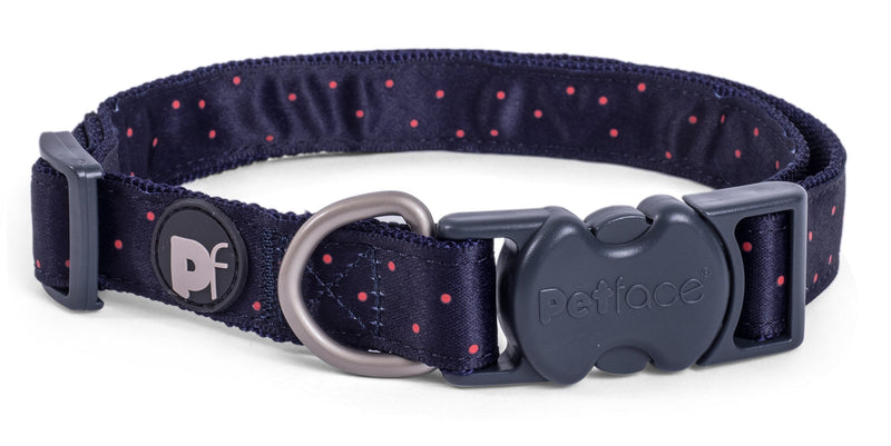 Petface Scarlet Ditsy Spot Dog Collar, X-Small - PawsPlanet Australia