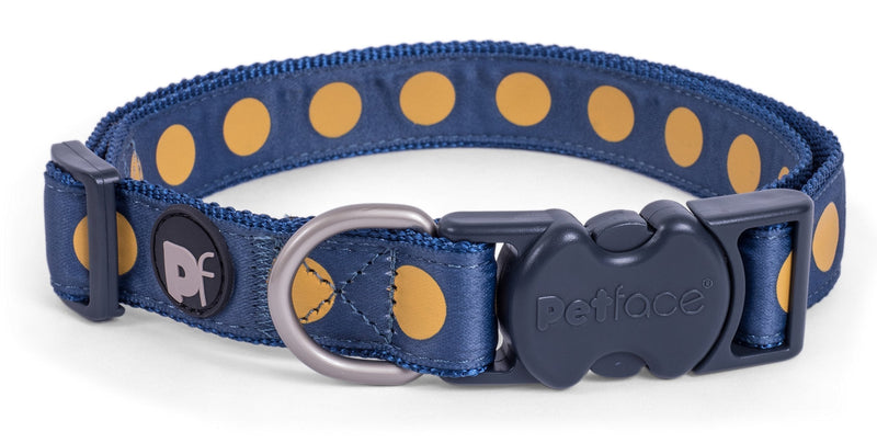 Petface Ocra Bold Spot Dog Collar, Medium - PawsPlanet Australia