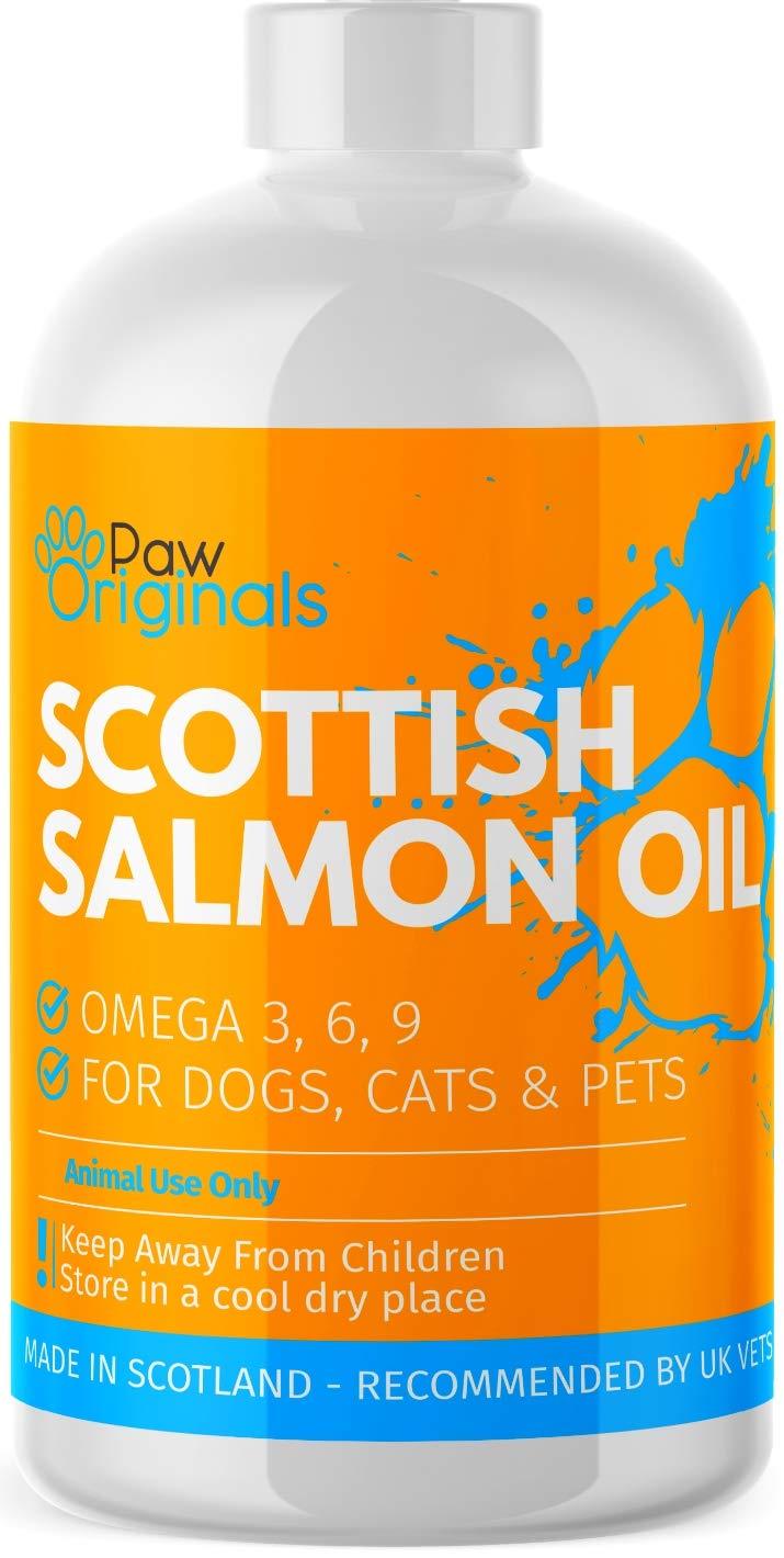 Salmon Oil For Dogs, Cats, Ferrets, Horses & Pets | 100% Pure Scottish | Natural Omega 3, 6, 9 Supplement | Coast, Skin , Joint & Brain Health | As Seen On TV - PawsPlanet Australia