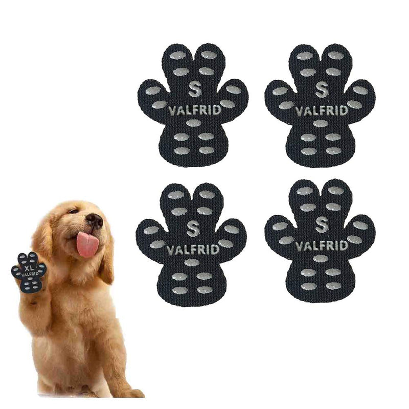 VALFRID Dog Paw Protector Rugged Anti Slip 24 Pieces,Disposable Self Adhesive Resistant Dog Shoes Booties Socks Replacemen S S-3.3*3.9cm,(0-5kg) - PawsPlanet Australia