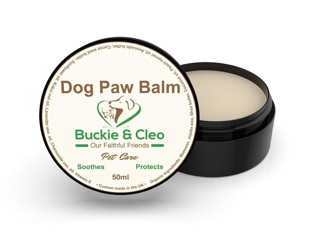 Buckie & Cleo Dog Paw Balm - Soothing And Moisturising Butter For Cracked, Rough Or Dry Paw Pads. Natural Protection For Dogs With Sensitive Or Sore Feet. - PawsPlanet Australia