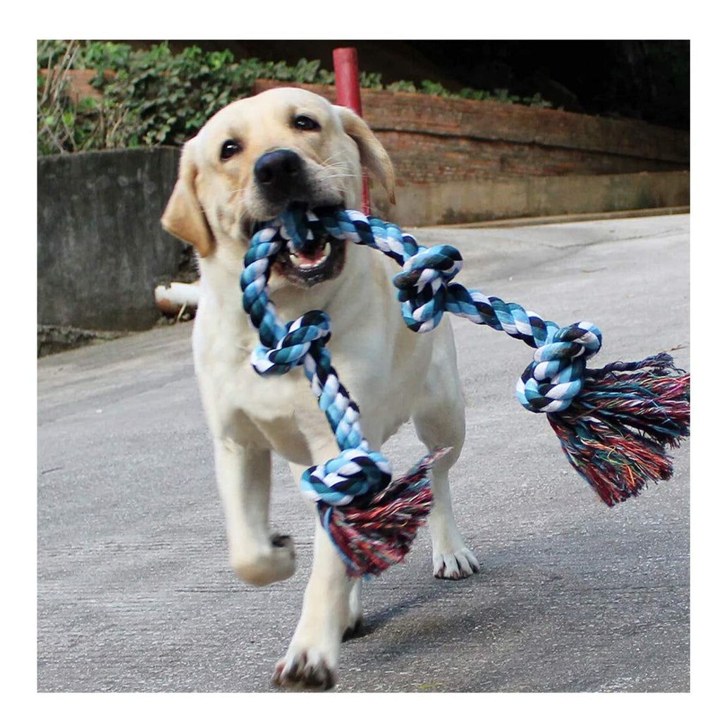 DIY House XXL 33inch Dog Rope Toys for Strong Large Aggressive Chewer Dogs,Durable Dog Chew Training Toys Rope Tug for Aggressive Chewers, Interactive Rope Chew Toys to Large Dog Breeds - PawsPlanet Australia