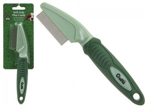 CRUFTS Soft Grip Flea Comb - PawsPlanet Australia