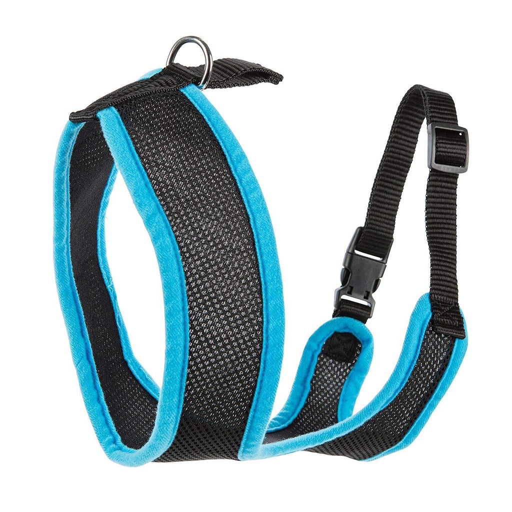 Pets Finest No Pull Dog Harness For Large Size Dog & Puppy – Blue Dog Vest For Pets Up To 15 Kgs Weight – Soft & Breathable Mesh Material – Sturdy & Comfortable (Large) - PawsPlanet Australia