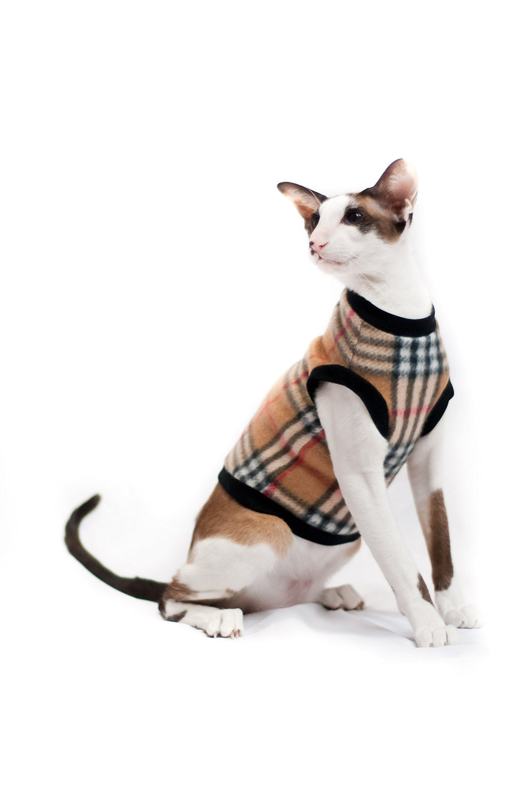 Kotomoda Cat sweater brown cage (S) S - PawsPlanet Australia