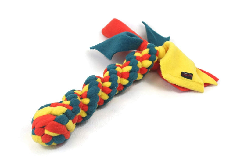 DogDirect London Dog Tug Rope Toy Tugger Spiral Tug & Chase Rope - Yellow - PawsPlanet Australia