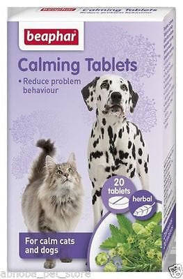 Beaphar Calming Spot On Treats Home Spray Collars Cats Dogs aid stress relief (Calming Tablets Dog & Cat) - PawsPlanet Australia