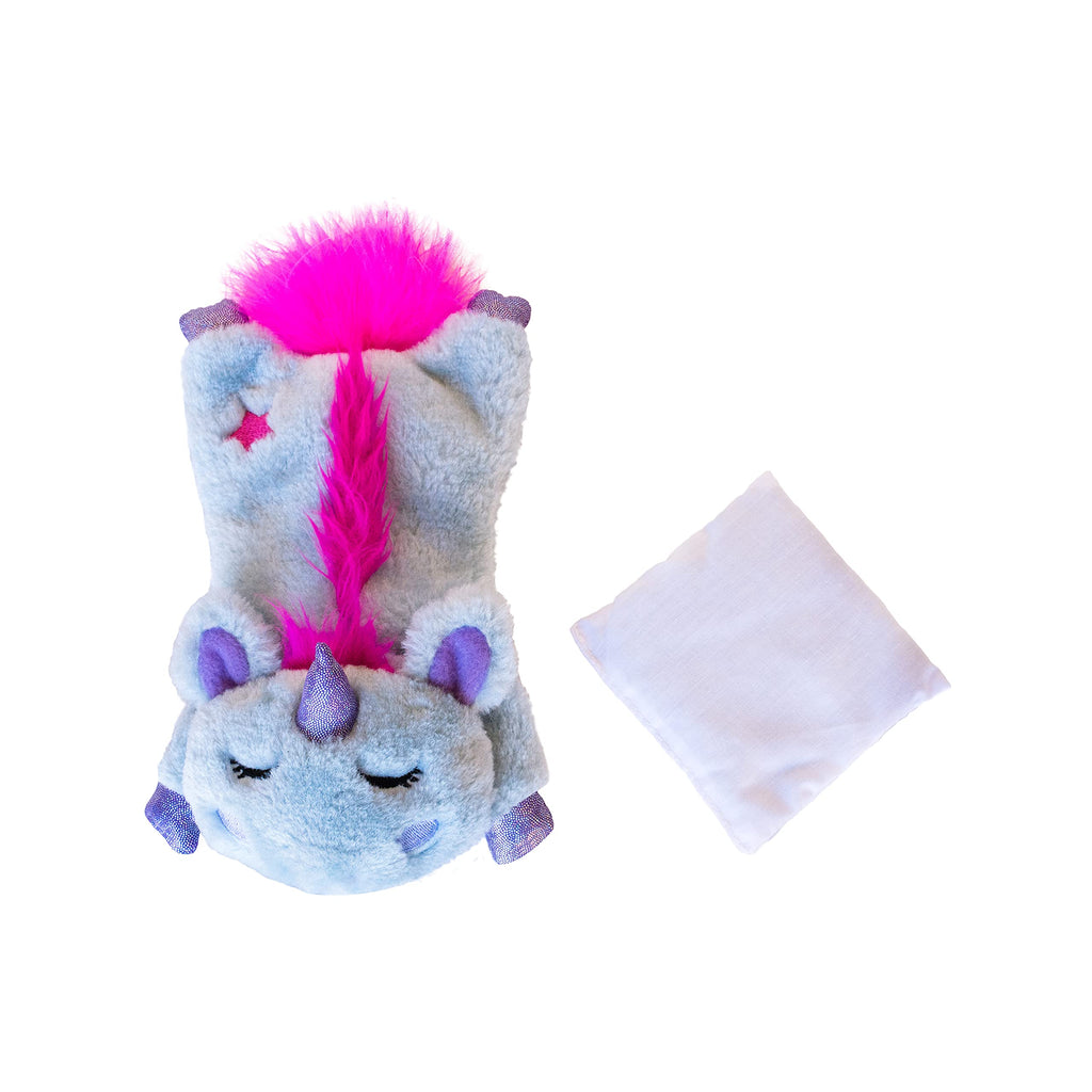 Petstages Cuddle Pal Microwaveable Plush Unicorn Cat Toy - PawsPlanet Australia