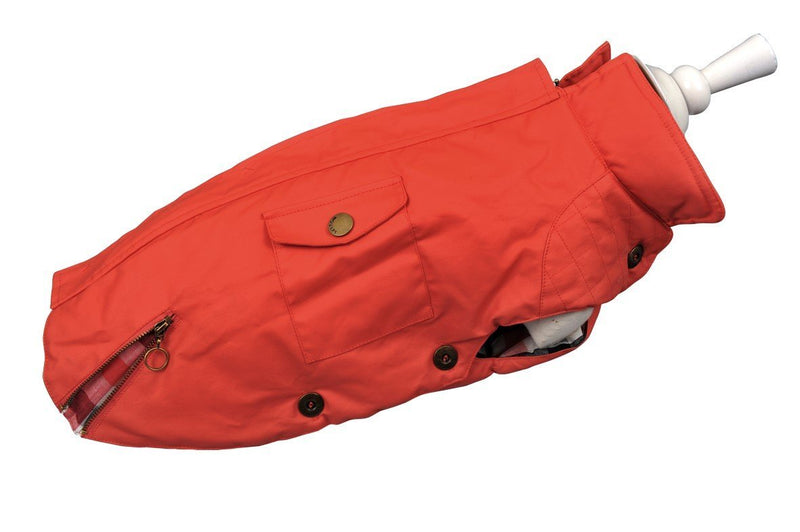 Wouapy Speedy Imper Waterproof Coat for Dogs Size 30 Red - PawsPlanet Australia