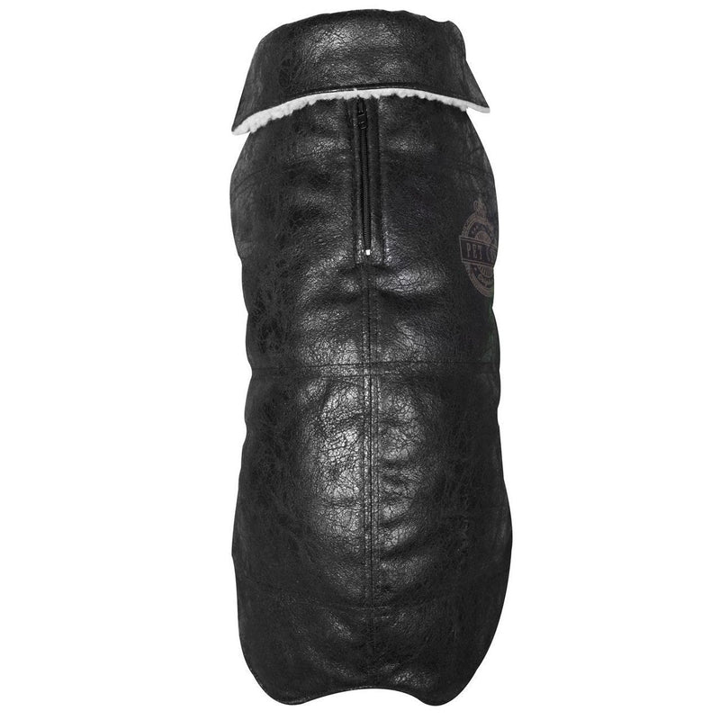 Wouapy Dog Coat Bomber Black Size 42 - PawsPlanet Australia