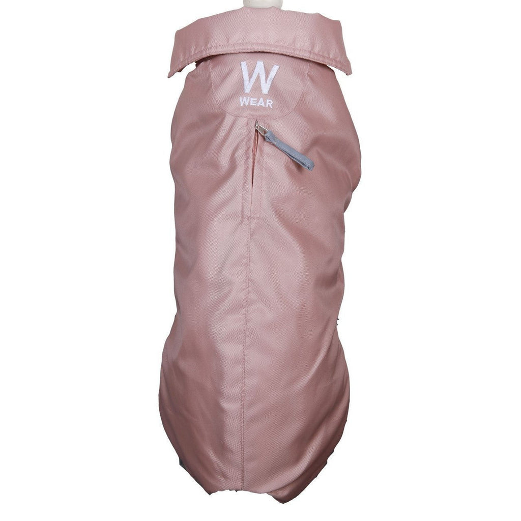 Wouapy Imper Waterproof Coat for Dogs Old Pink Size 30 - PawsPlanet Australia