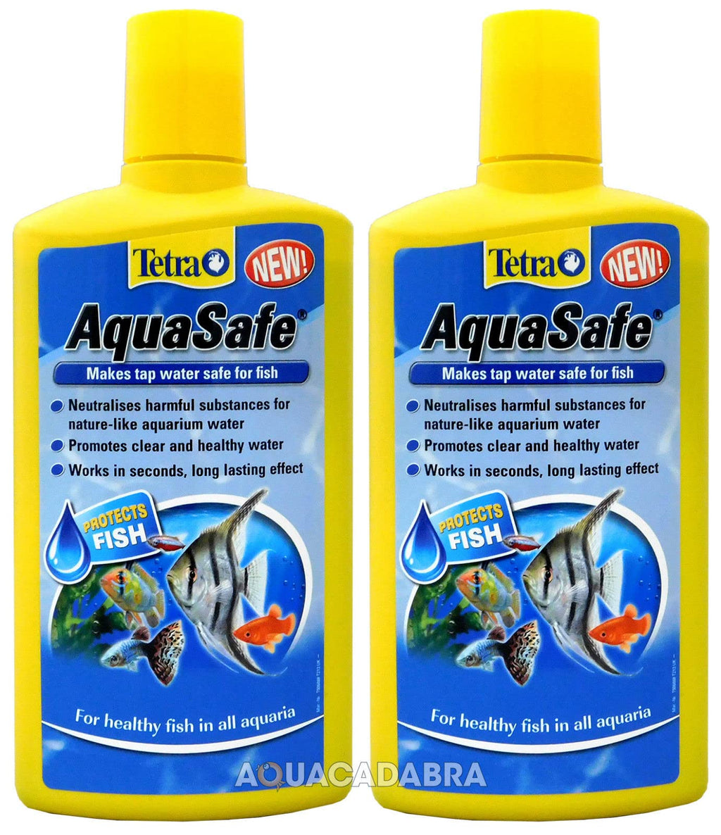 Tetra AquaSafe Twin Pack 500ml x 2 AquaSafe 1 GOLD - PawsPlanet Australia