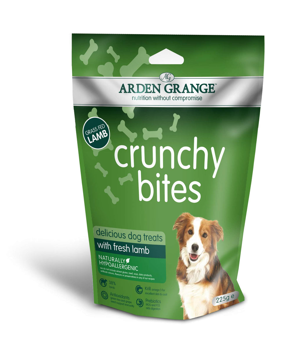 Arden Grange Crunchy Bites Dry Dog Treats Lamb, 225 g - PawsPlanet Australia