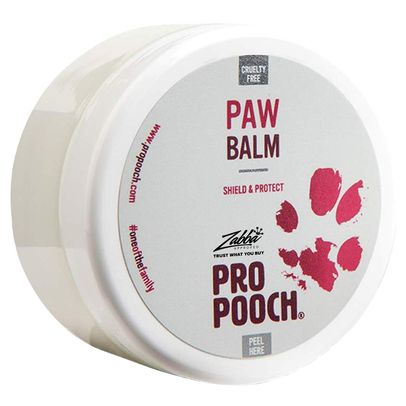 Pro Pooch Dog Paw Balm - Soothing Cream to Protect & Nourish Cracked Pads – Fast Absorbing, Non-Toxic & Lick Safe Paw Butter - Unscented Wax - 100ml Pot - PawsPlanet Australia