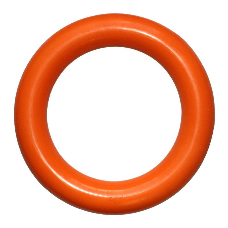 UEETEK Durable And Natural Rubber Dog Biting Toy Ring Pet Chew Clean Teeth Toy (Orange) - PawsPlanet Australia