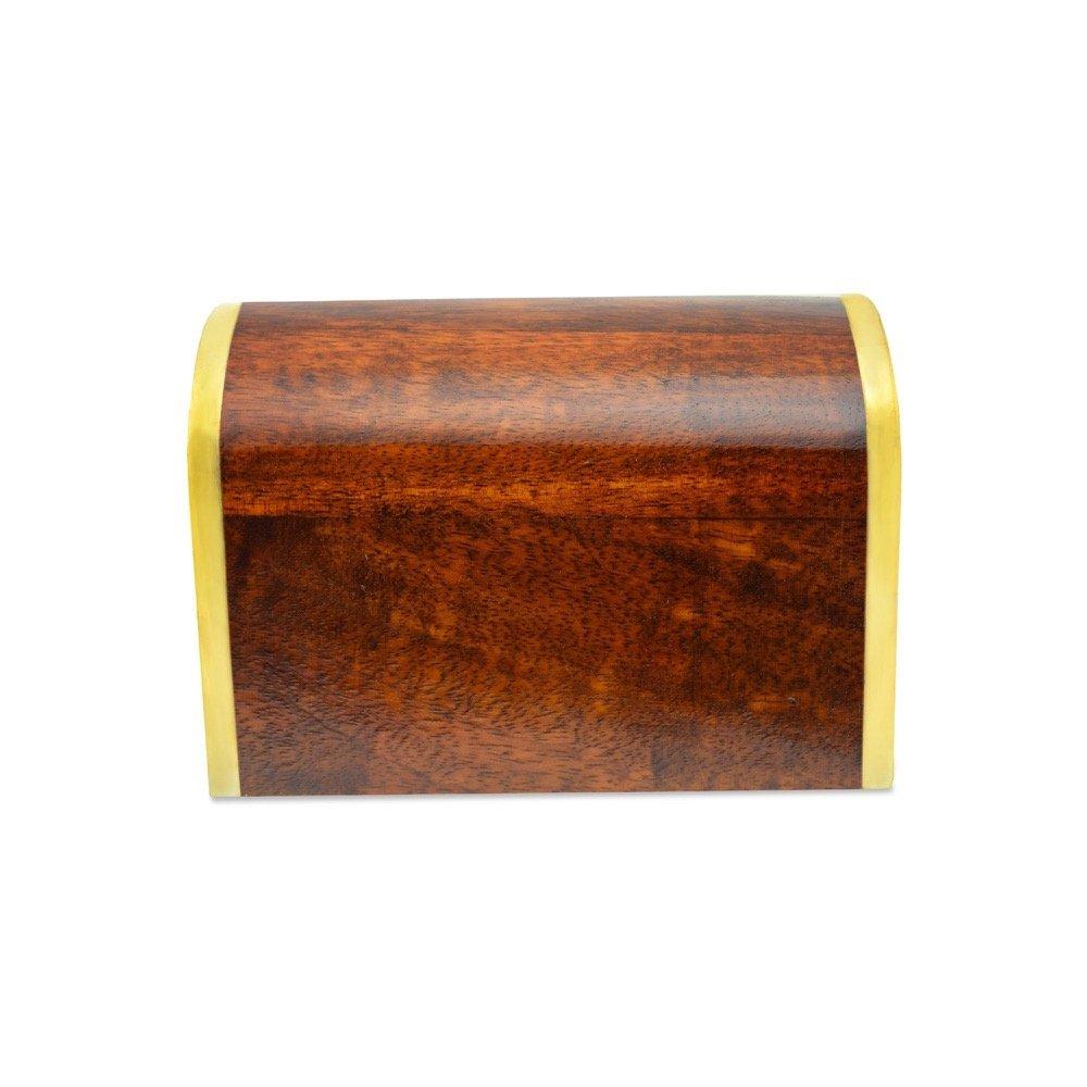 Cherished Urns Trevone Wooden Pet Urn - Small. Capacity of 50 cubic inches - PawsPlanet Australia