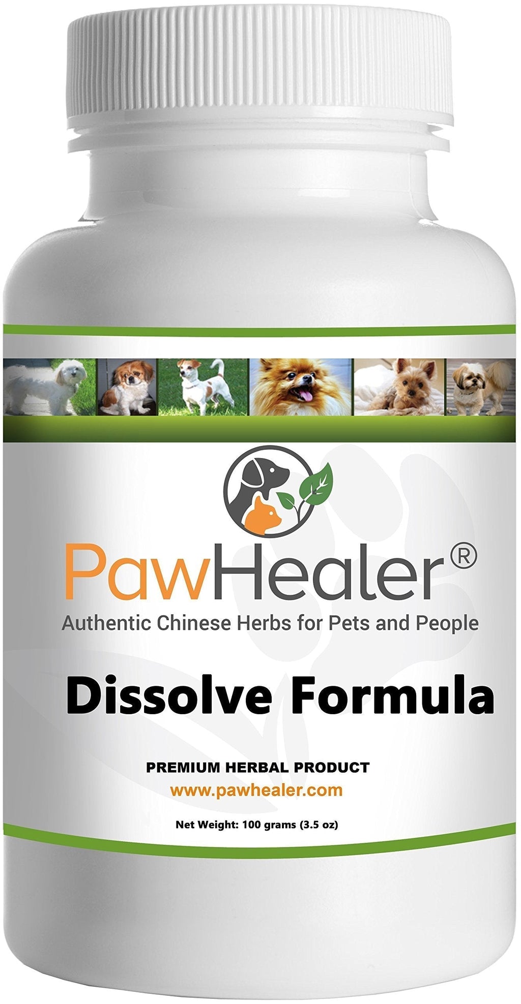 Dissolve Herbal Formula - 100 Grams Powder - Remedy for Fatty Lumps & Bumps in Dogs & Pets - PawsPlanet Australia