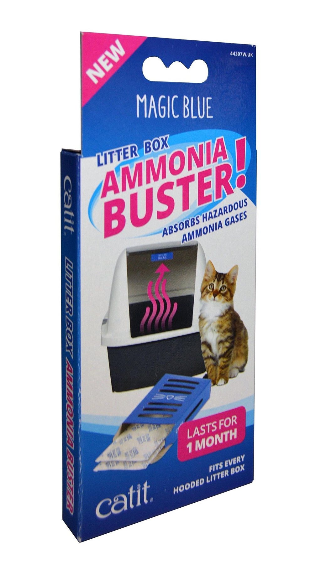 Catit Magic Blue Ammonia Buster - Reduces Urine Odour and Smells for a Fresh Cat Litter Box - PawsPlanet Australia