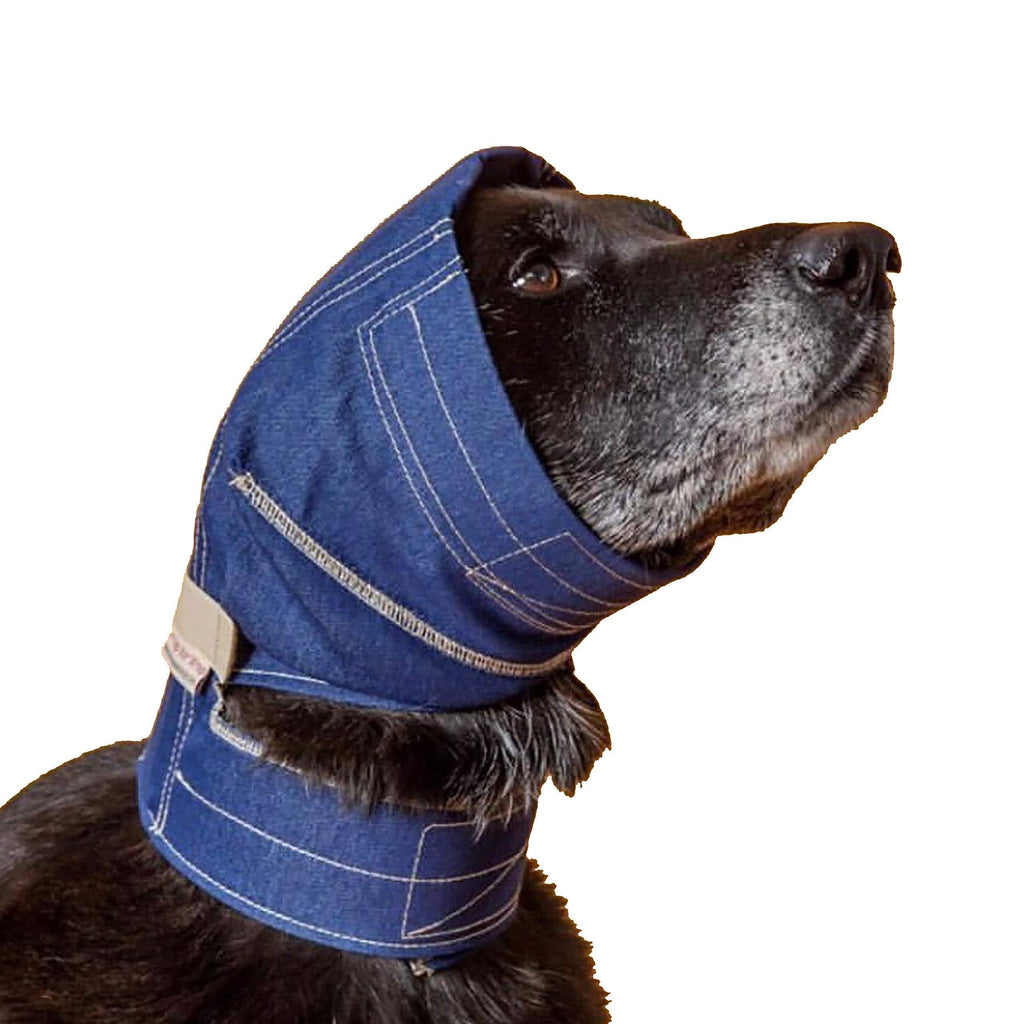 No Flap Ear Wrap The Original (Medium Denim) Medium - PawsPlanet Australia