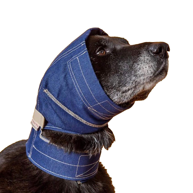 No Flap Ear Wrap The Original (Large Denim) Large - PawsPlanet Australia