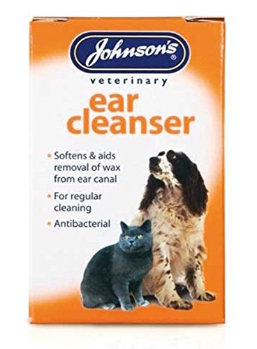 Johnson's EAR CLEANSER 18ML - PACK OF 1, 3 OR 6 HEALTHY CAT  VETERINARY (3 PACKS) 3 PACKS - PawsPlanet Australia