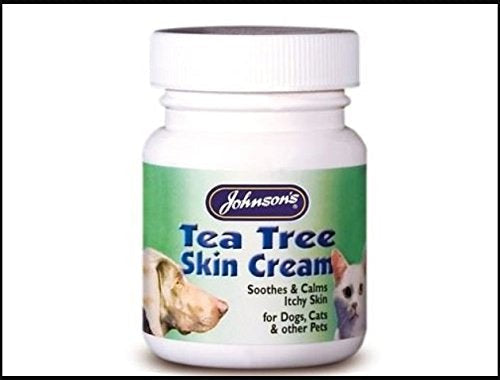 Johnson's TEA TREE CREAM - HEALTHY DOG & CAT  VETERINARY  SKIN CONDITION (1 PACK) 1 PACK - PawsPlanet Australia