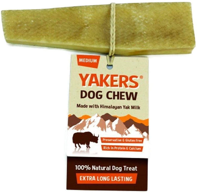 Yakers Dog Chew Medium x 2 - Yak Milk Value Pack of 2 - Save! - PawsPlanet Australia