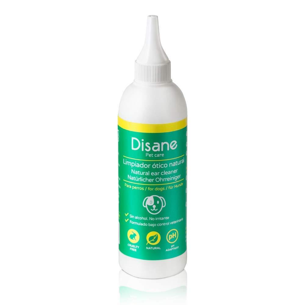 DISANE Natural Dog Ear Cleaner | 125 ml | Prevents Infections, Bad Odour and Irritations | Keep Your Dog´s Ears Healthy and Clean, Free of Dirt, Wax or Secretions | Veterinary Formula Control - PawsPlanet Australia