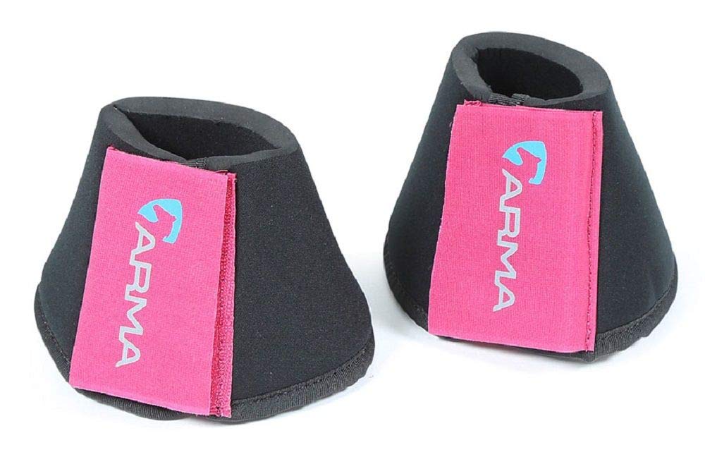 Shires Arma Neoprene Over Reach Boots - Raspberry: Full - PawsPlanet Australia