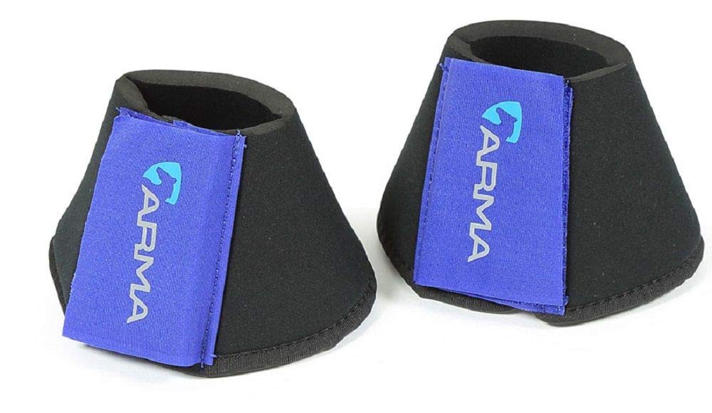 Shires Arma Neoprene Over Reach Boots - 1898, Royal Blue, Full - PawsPlanet Australia