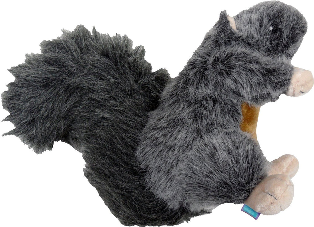 Dog & Co Country Squirrel Dog Toy, Large, Grey - PawsPlanet Australia