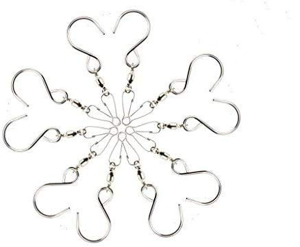 Set of 10 Swivel Hooks, Bird Feeder Hanger, Wind Chimes Hanger, Plant Hanger Extensions, Garden Decor Spring Garden Gift - PawsPlanet Australia