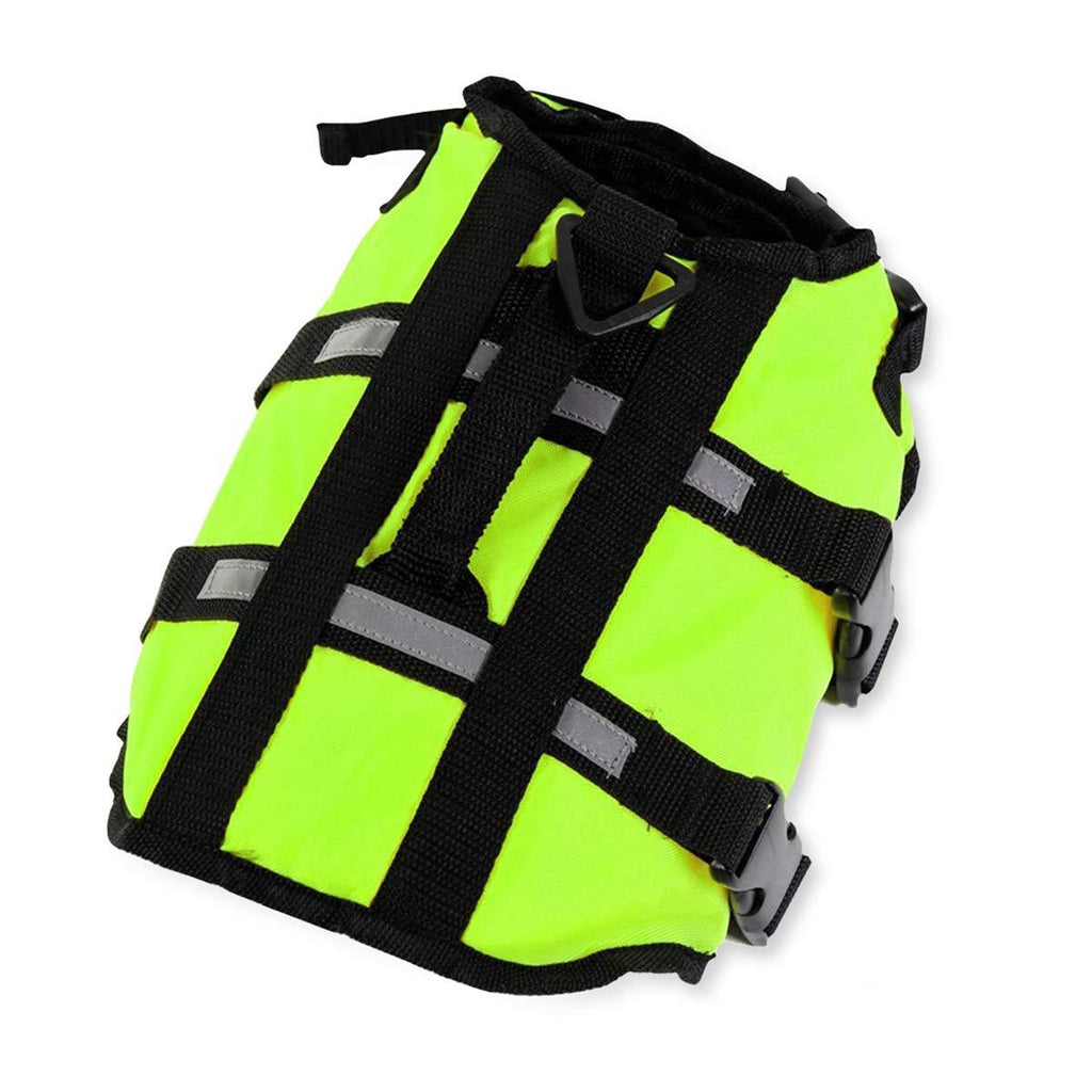PETCUTE Dog Life Jacket/Dog Life Vest with Top Handle and Reflective Straps/Lifesaver Jacket for Dog 7XL Green - PawsPlanet Australia