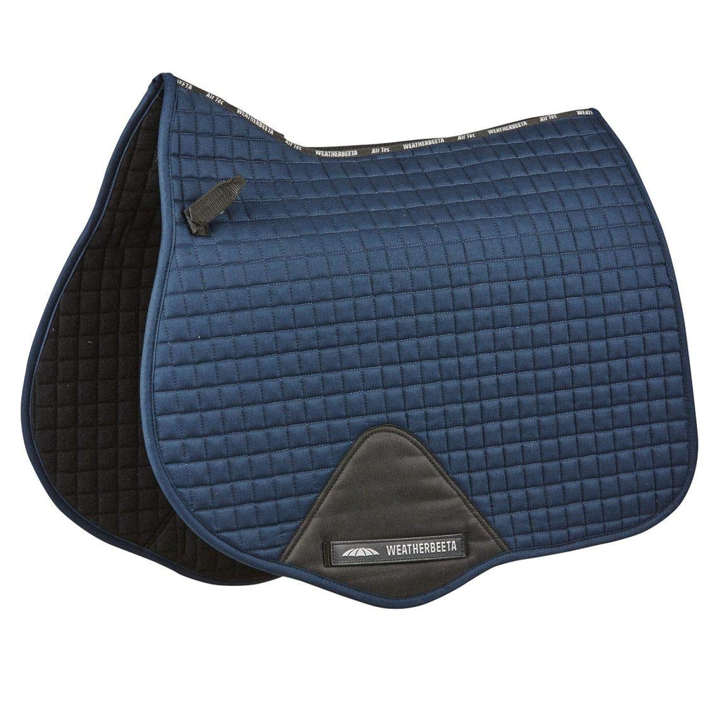 Weatherbeeta Prime All Purpose Saddle Pad - Navy - Breathable - All Purpose Saddle Pad - PawsPlanet Australia