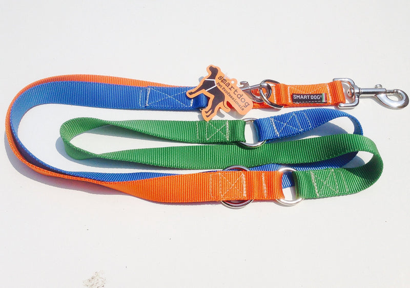 Smart Dog Training Lead 4 Rings, L, Multi-Colour - PawsPlanet Australia