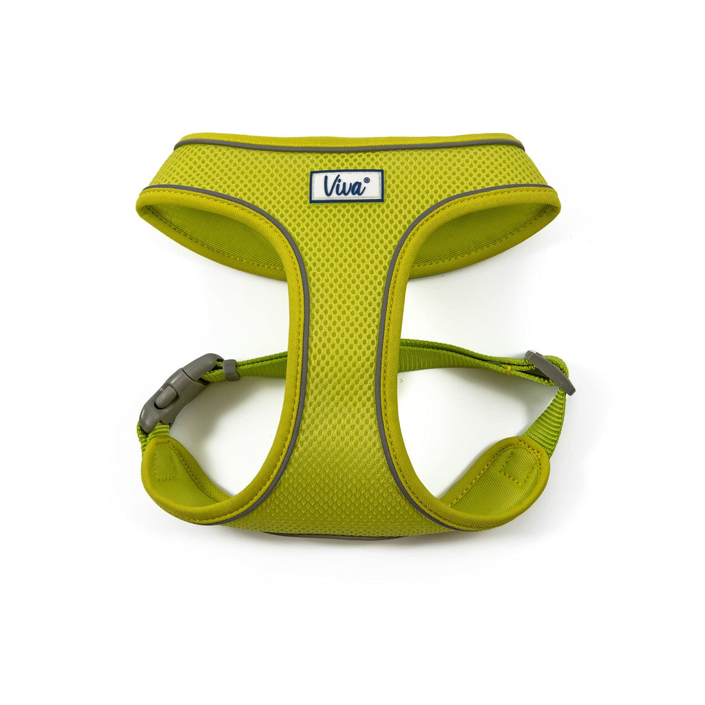Ancol Viva Lightweight Breathable Comfort Mesh Dog Harness Lime Size Medium (Fits Girth 44-57 cm) - PawsPlanet Australia