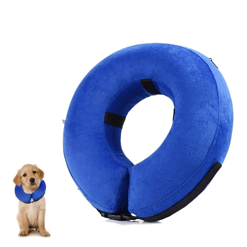YAMI Dog Inflatable Recovery Collar,Adjustable Elizabethan Collar for Pets Recovery from Surgery and Wounds (S) S - PawsPlanet Australia