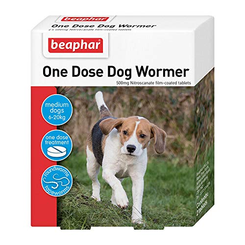 Beaphar One Dose Wormer Small/Medium 2 Tabs - PawsPlanet Australia