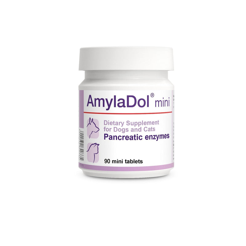 AmylaDol 90 mini tablets Pancreatic/Digestive Enzymes For Cats & Small Dog Breeds - PawsPlanet Australia