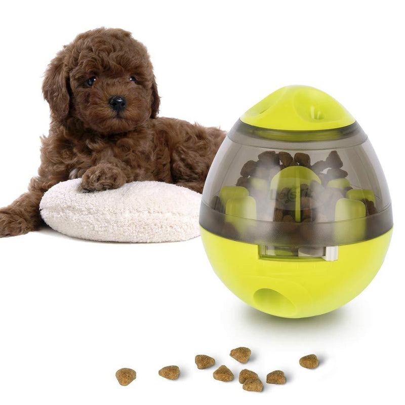 Dog Food Ball, Lesfit Pet Food Dispenser Toys IQ Treat Interactive Feeder Balls Smart Puzzle Toy for Dogs and Cats (Green) - PawsPlanet Australia