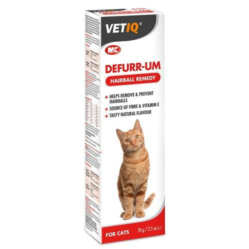 VetIQ Defurr-UM Hairball Remedy for Cats x Size: 70 Gm - PawsPlanet Australia
