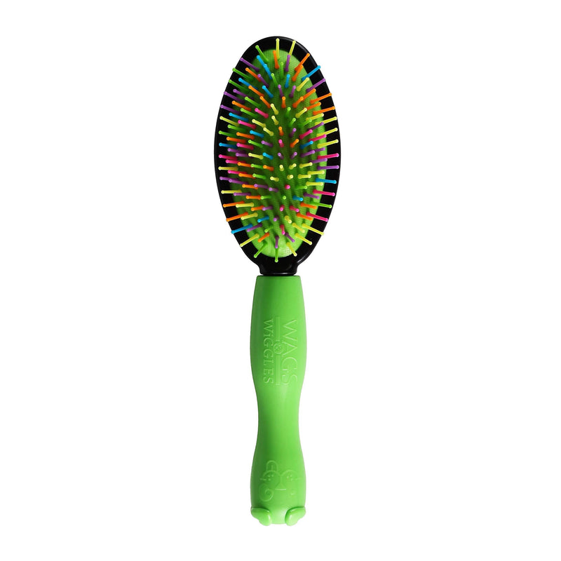 [Australia] - Wags & Wiggles Dog Grooming Tools | Dog Brushes for All Dogs Detangle and Reduce Matted Hair, Reduce Shedding, and Smooth Coats | Dog Clippers For All Dogs | Great for Dogs with Long or Short Hair Large Bristle and Pin Brush - Long Hair 