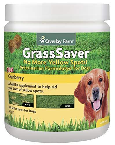 Overby Farm Grass Saver Soft Chews for Dogs, 120-Piece, 240 g - PawsPlanet Australia