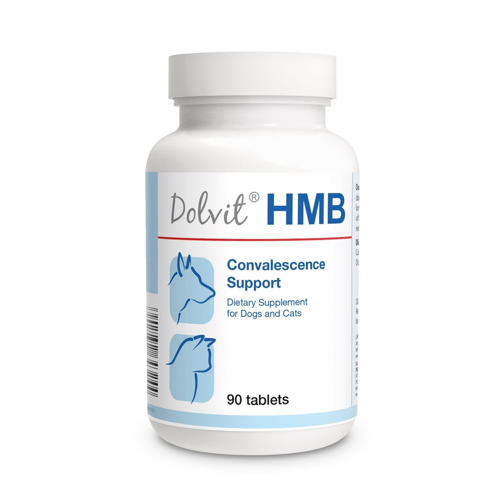 PETS Dolfos Dolvit HMB 90 tablets Convalescence Support Natural Recovery for Muscle Tissues for DOGS and CATS - PawsPlanet Australia