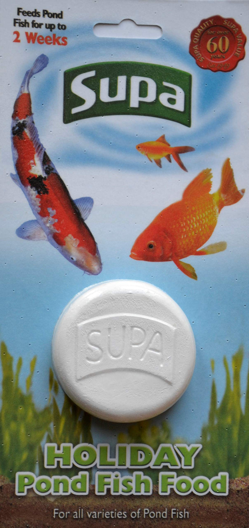 Supa Pond Holiday Fish Food, Pack of 3, Easy To Use, Provides A Source Of Food For Your Pond Fish While You Are On Holiday, - PawsPlanet Australia